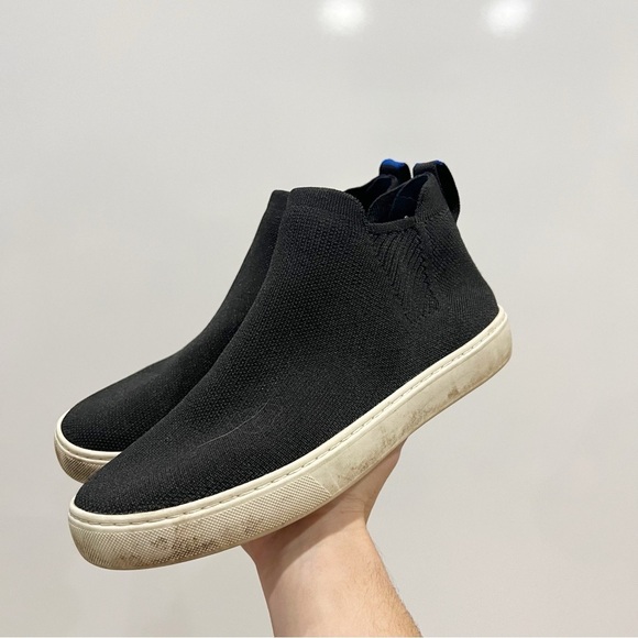 Rothy’s The Chelsea Sneaker Ankle Boot Black - Picture 3 of 8